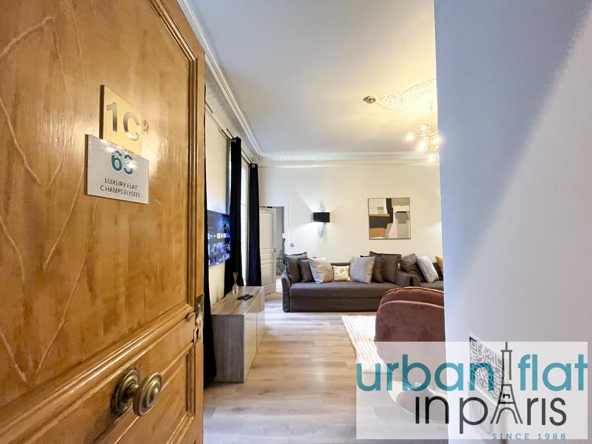 Urban Flat 63 - Beautiful 3 Bedroom Flat Champs-Elysees Париж Экстерьер фото